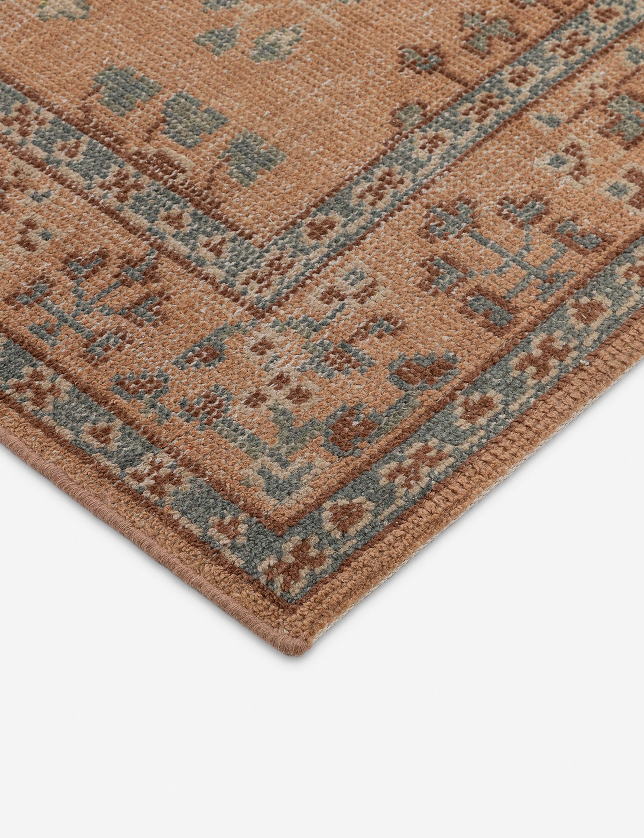 Lulu and Georgia Jove Hand-Knotted Wool Rug – Brown - view 2