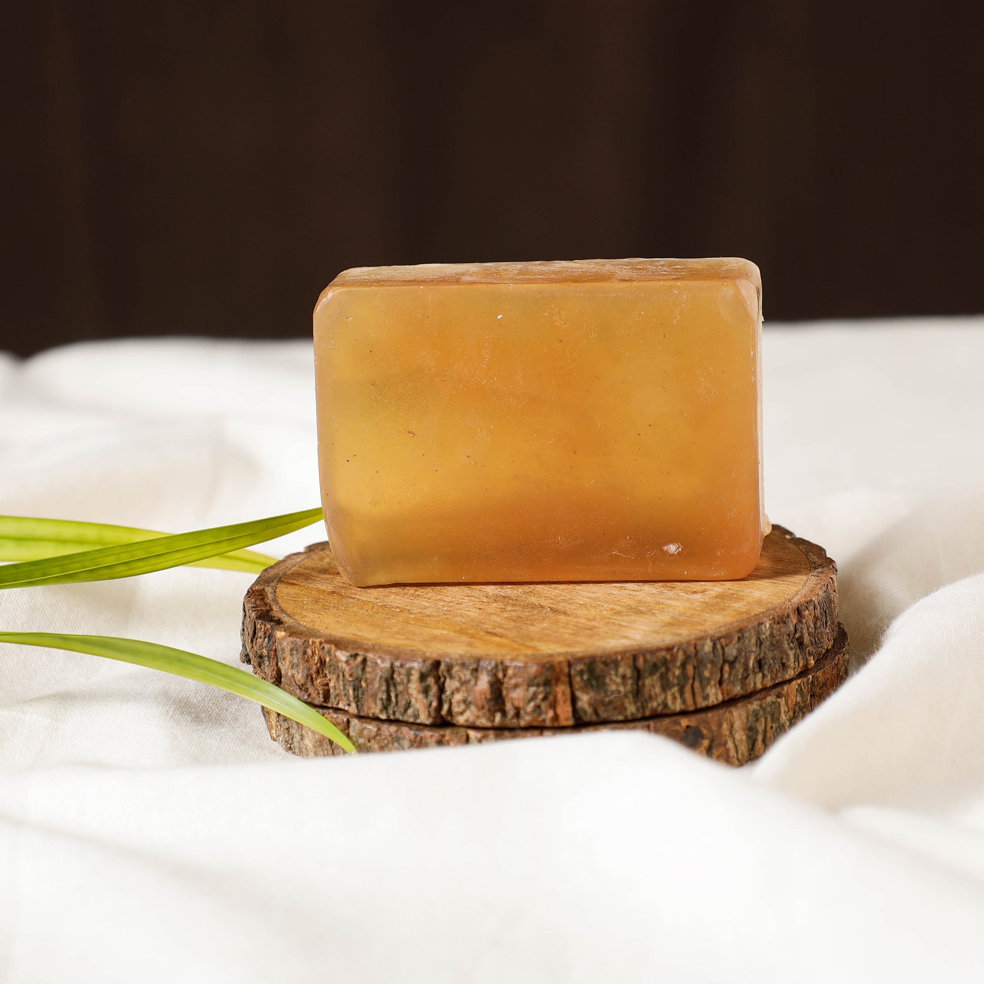 ITOKRI CRAFTS INITIATIVE Bihra Handmade Natural Haldi Chandan Soap (100gm) - view 2