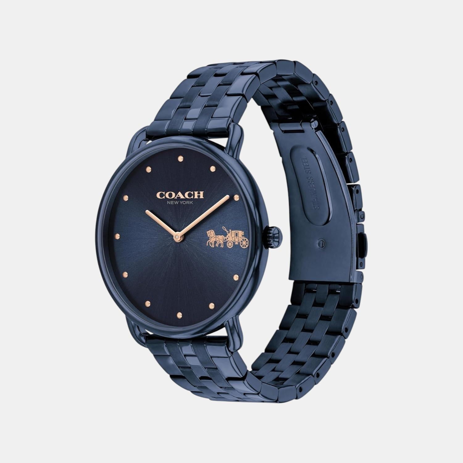 Coach Elliot Women Quartz Blue Dial Analog Stainless Steel Watch 14504297 - view 2