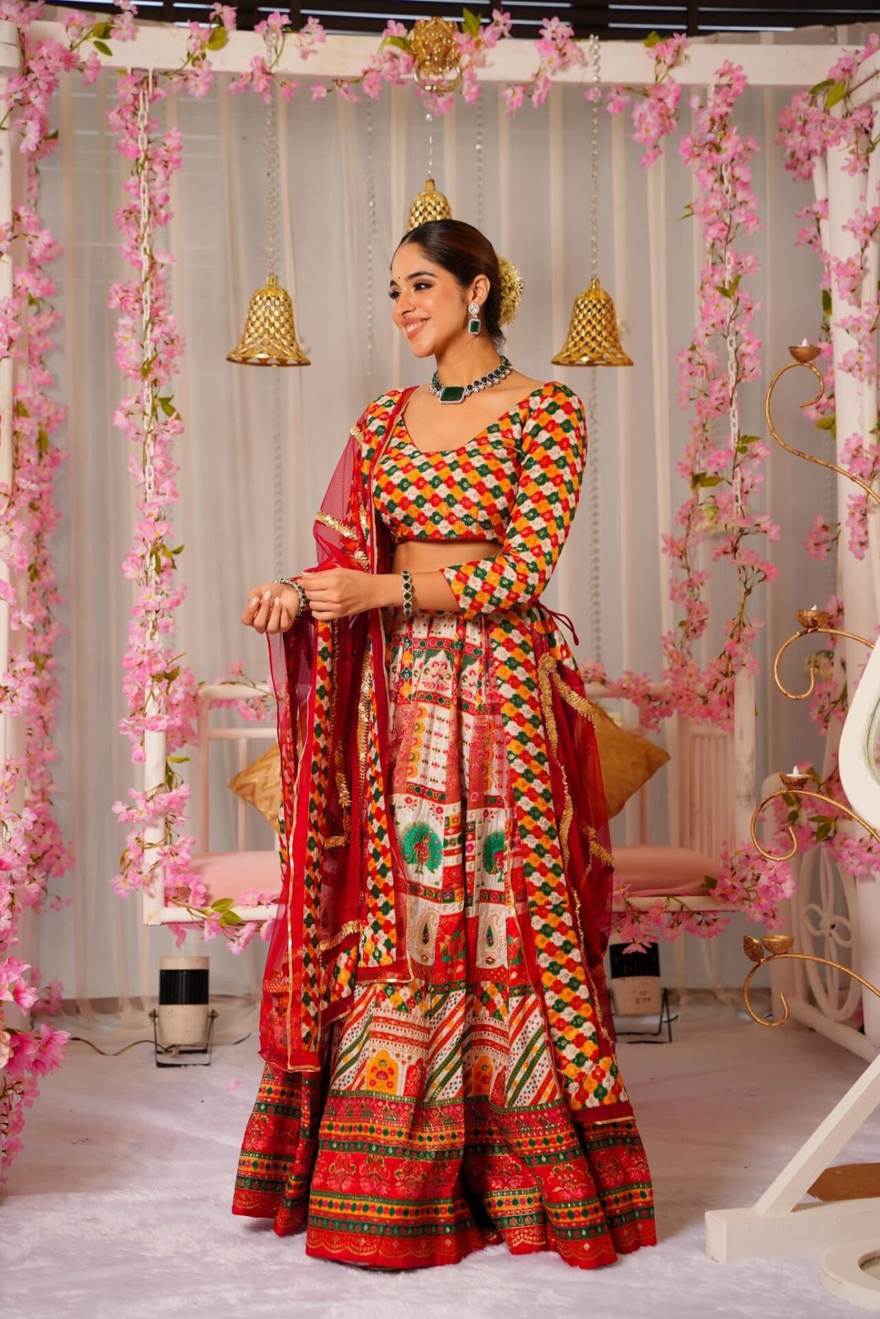 Idaho-o Lakshmi silk lehenga set – Women's - view 2