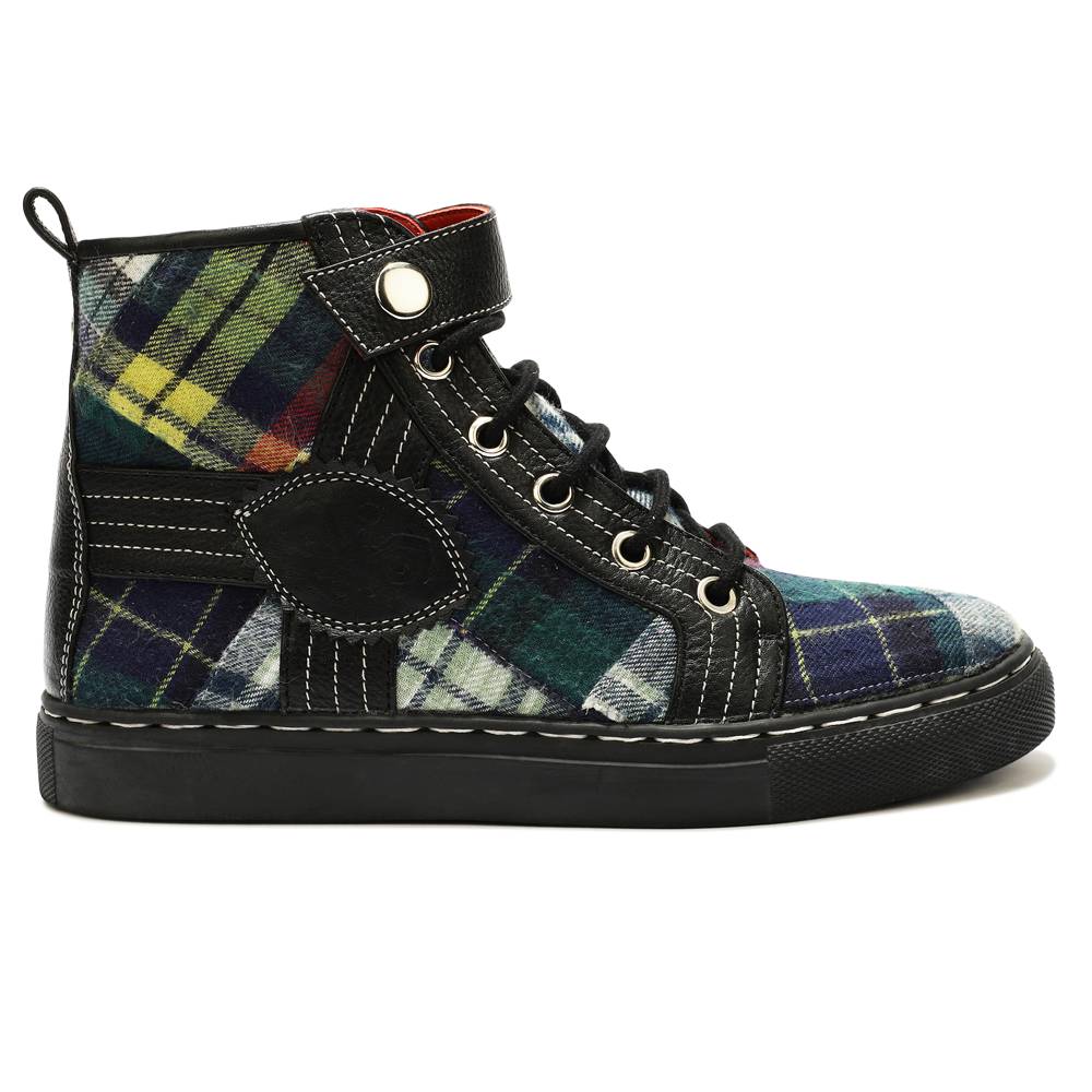Banjaaran India Green Tartans High_Tops for Women (discontinued) - view 3