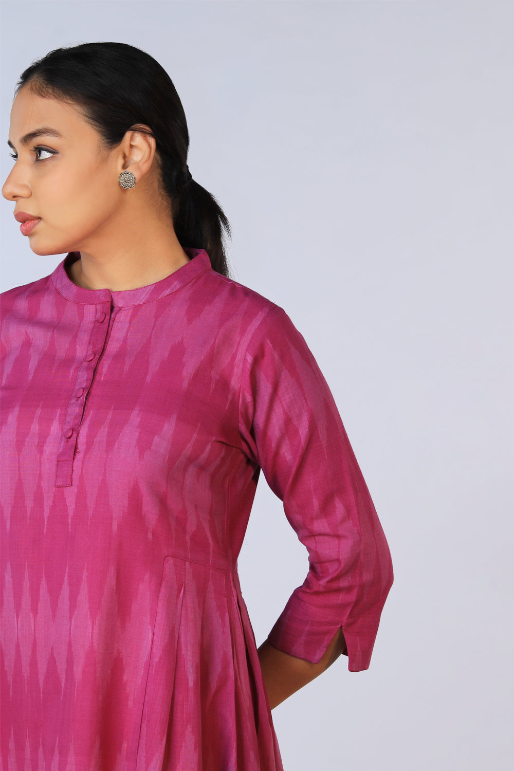 Kalanjali Ethnics Cotton Pochampally Ikat dress - view 2