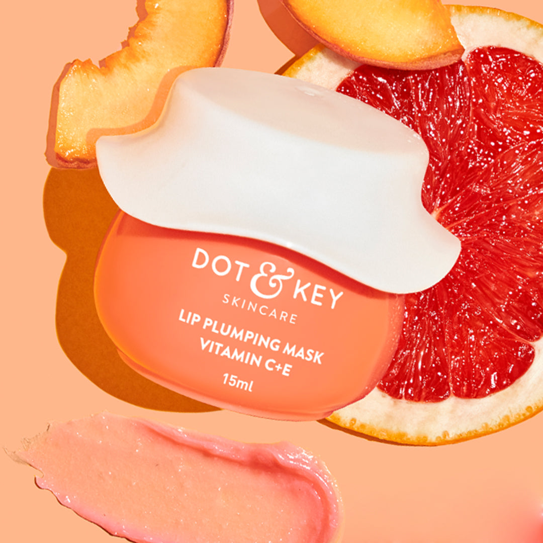 Dot & Key Lip Plumping Mask with Vitamin C + E - view 2