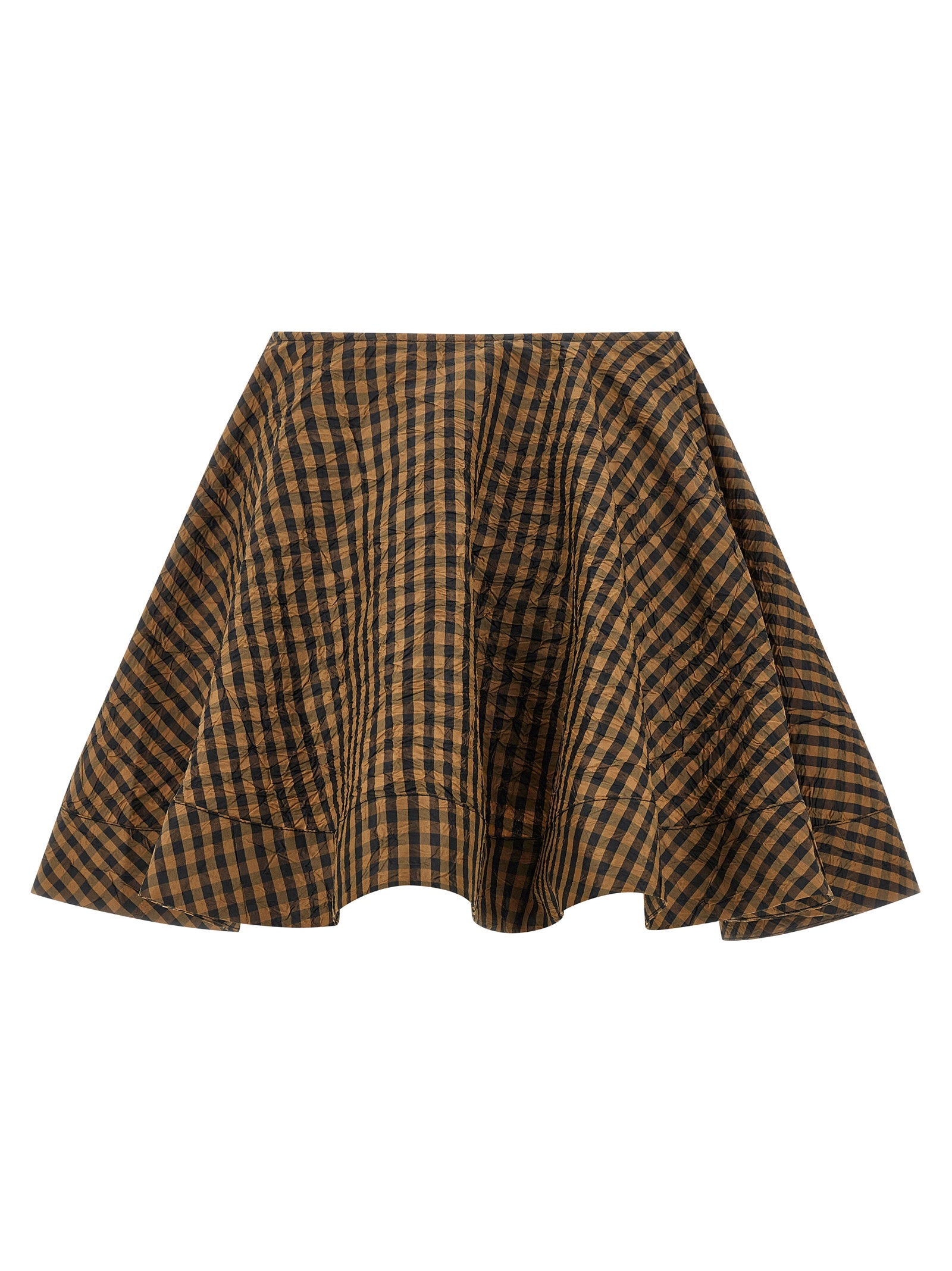 Ganni Crinckled Taffetà Skirt – 100% recycled polyester - view 2
