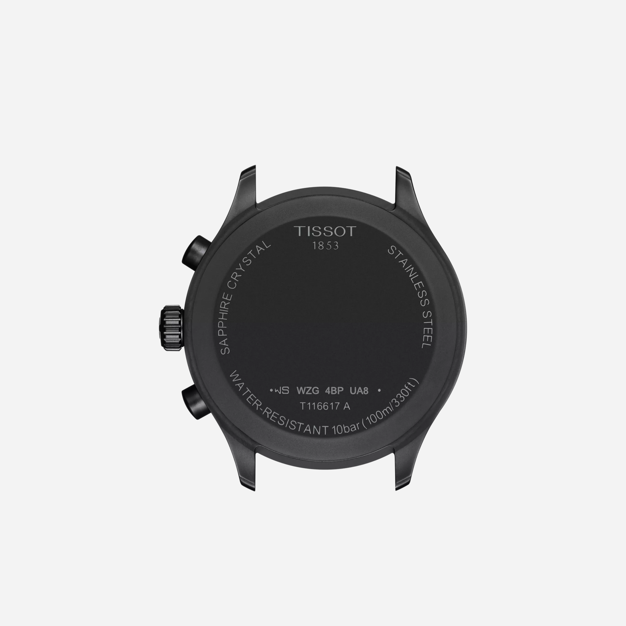 Tissot Chrono XL Black Dial Black Textile Strap 45mm - view 2