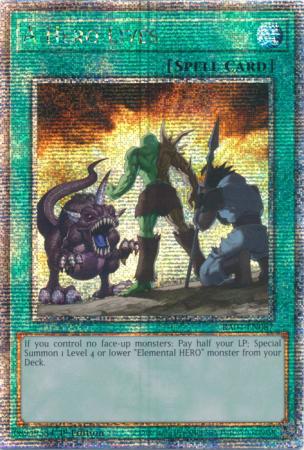 Yu-Gi-Oh! A Hero Lives - RA04-EN087 - Quarter Century Secret Rare - 1st Edition