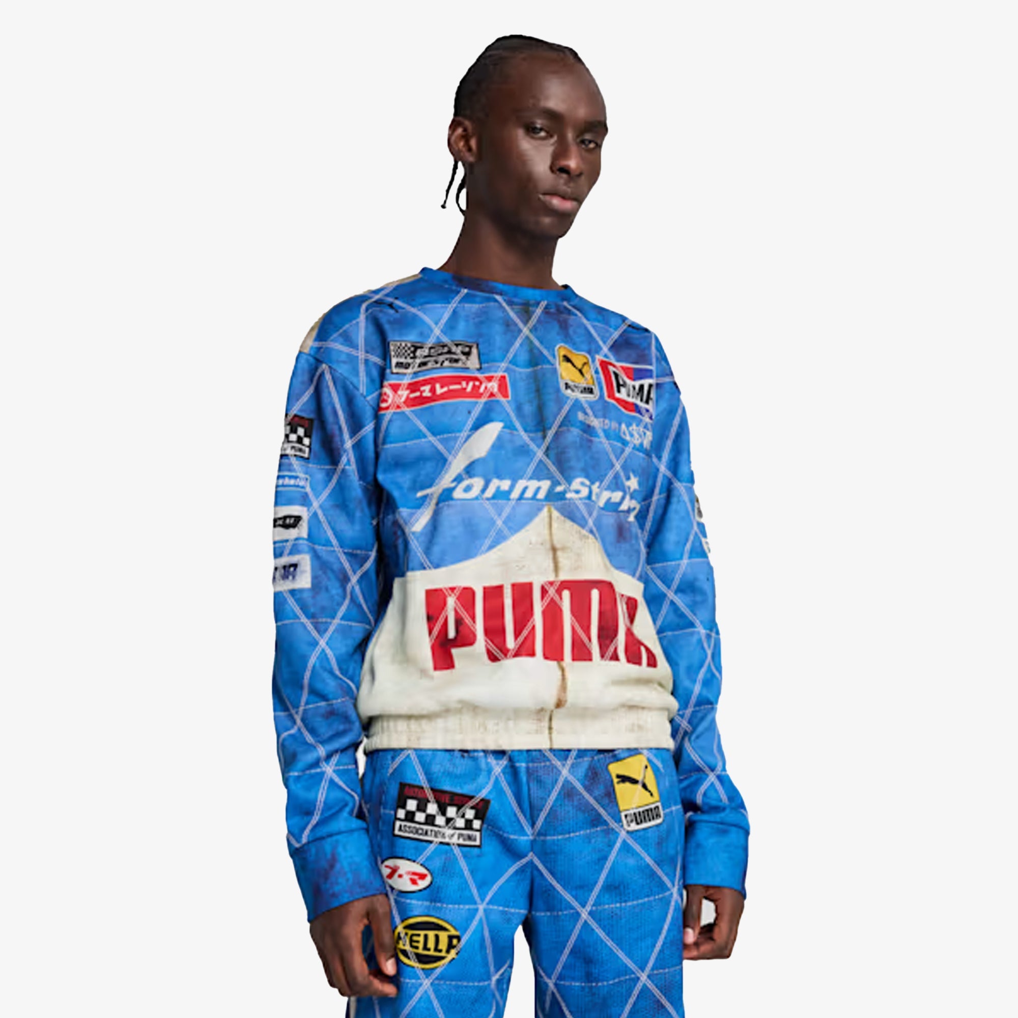 Puma |x A$ap Rocky Quilted Sweatshirt { Clyde Royal