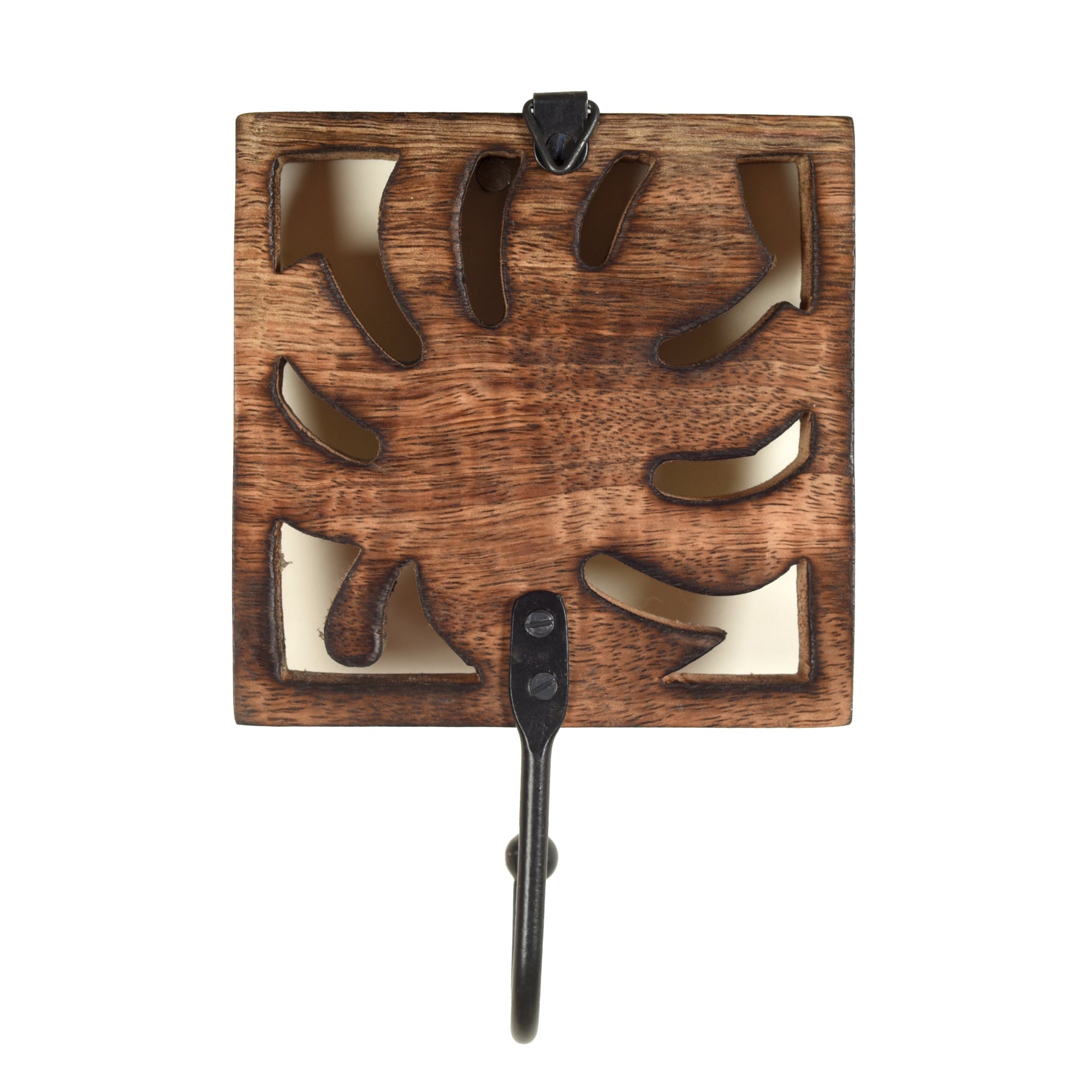 ART CREATIONS BY SUMAN SONTHALIA Autumn Leaf Towel Hanger with Single Hook-SO2 (4x2x6) - view 4