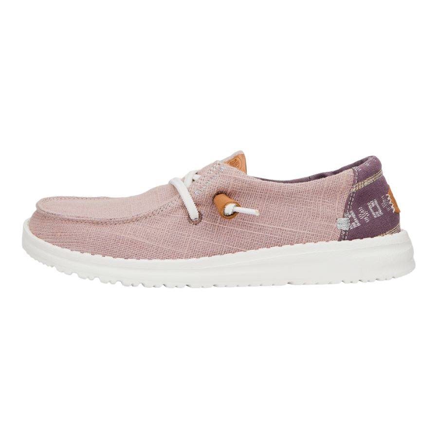 HEYDUDE shoes Wendy Slub Baja Stripe - Lavender