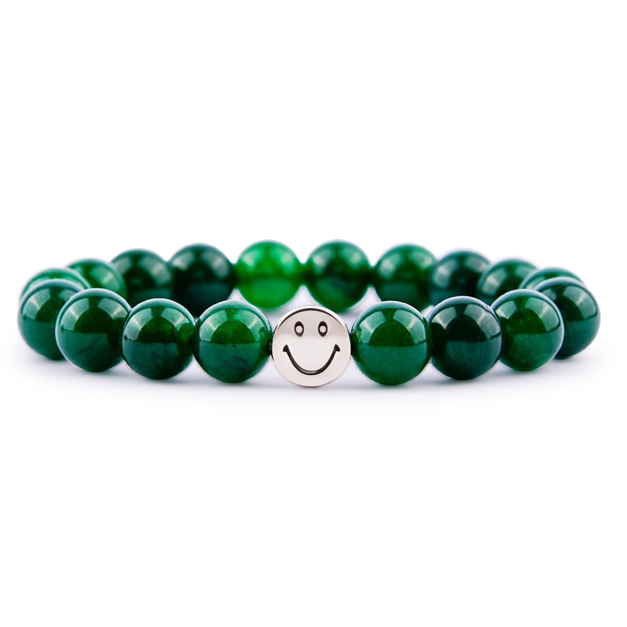 Gemsmantra Smile Bracelet - Green Jade - view 5