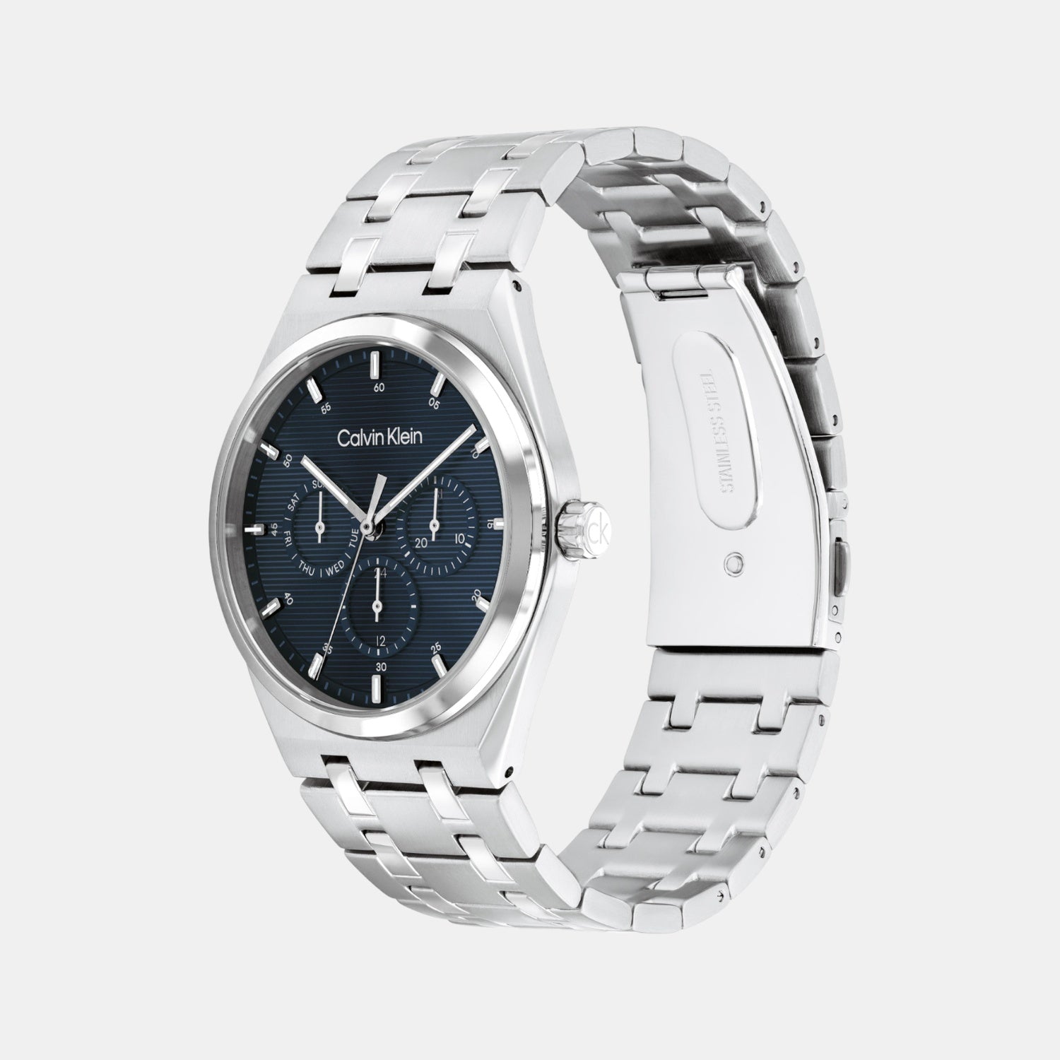 Calvin Klein Ck Motion Men Quartz Blue Dial Multi-Function Stainless Steel Watch 25200520 - view 2