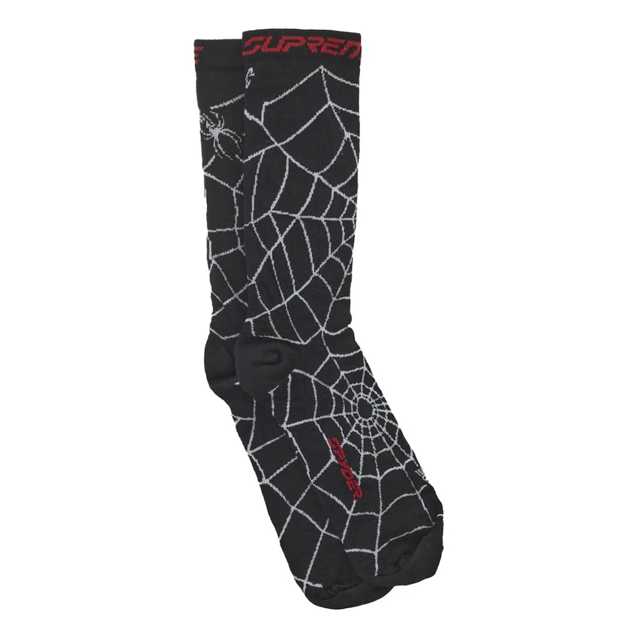 Supreme Spyder Crew Socks (1 Pack) Black