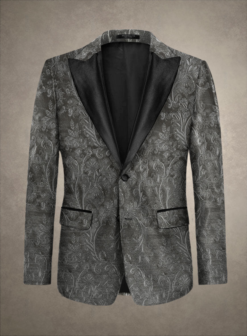 StudioSuits Italian Silk Elda Tuxedo Blazer