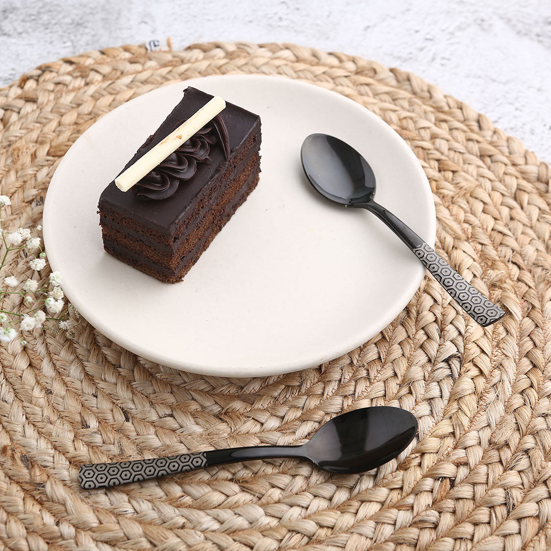 Wonderchef Roma Tea Spoon - Black - Set of 6pcs - view 5