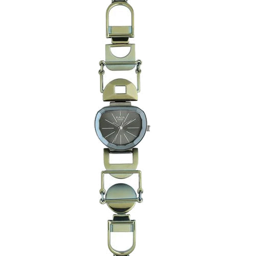 Titan Raga Facets Grey Dial Analog Stainless Steel Strap Watch for Women 22mm NP95119QM01