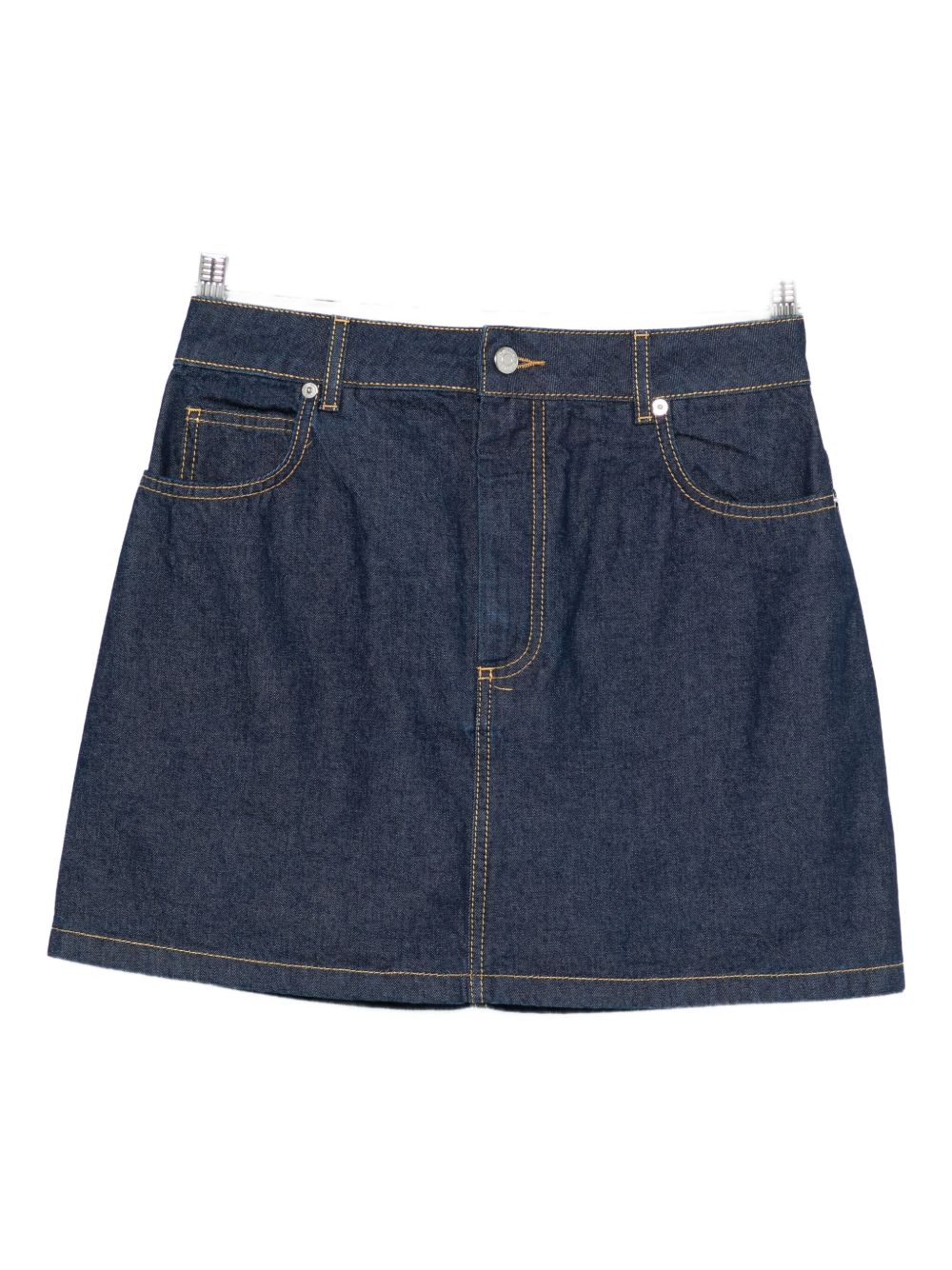 Maison Kitsuné denim mini skirt – Outer: Cotton 100%