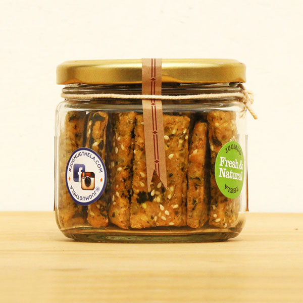 JUGMUG THELA Baked Matthi – Wholewheat Munchies With Real Herbs - view 4
