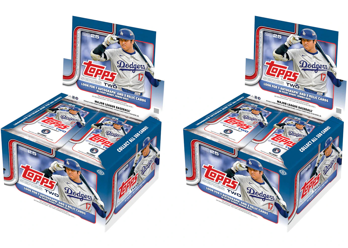 2025 Topps Series 2 Baseball Hobby Jumbo Box 2x Lot