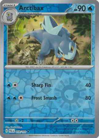 Uncommon sv02-059 reverse – Pokémon Arctibax - 059/193 - Uncommon [sv02-059] [Reverse Holo]