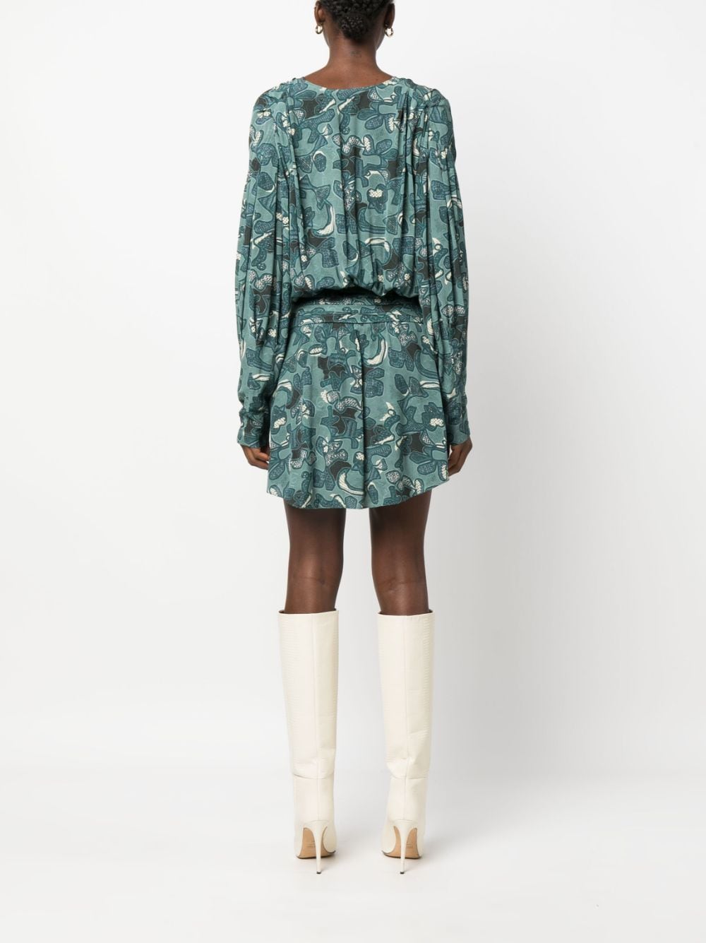 Iro Fontana printed short dress – Viscose 100% - view 3