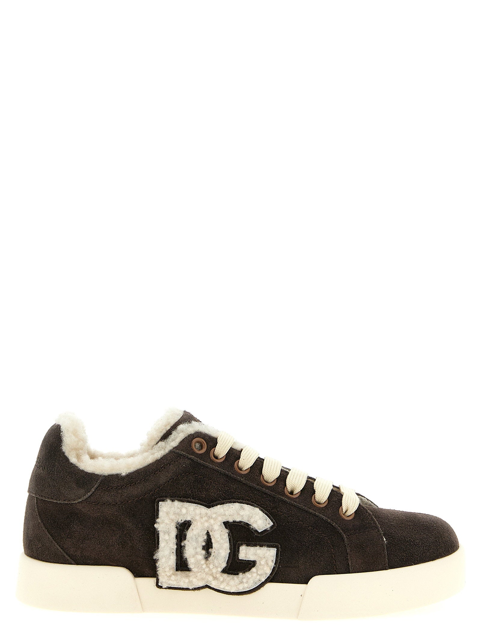 Low top sneakers – Dolce & Gabbana Shearling Low.top Sneakers