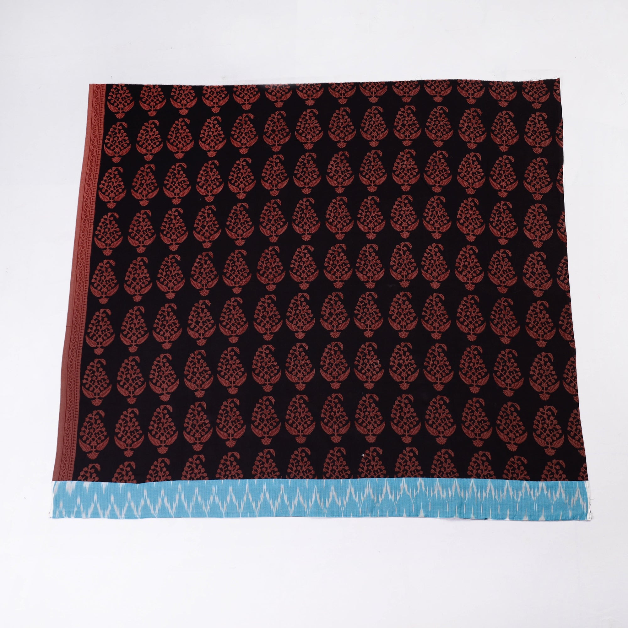 NOORI BAZAR Black - Rangoli Bagh Block Printing Cotton Blouse Piece - view 2