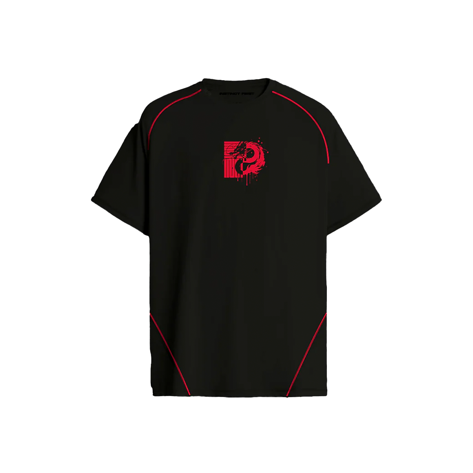 Instinct First The First Dragon - Oversized T-Shirt (BlacK) - view 2