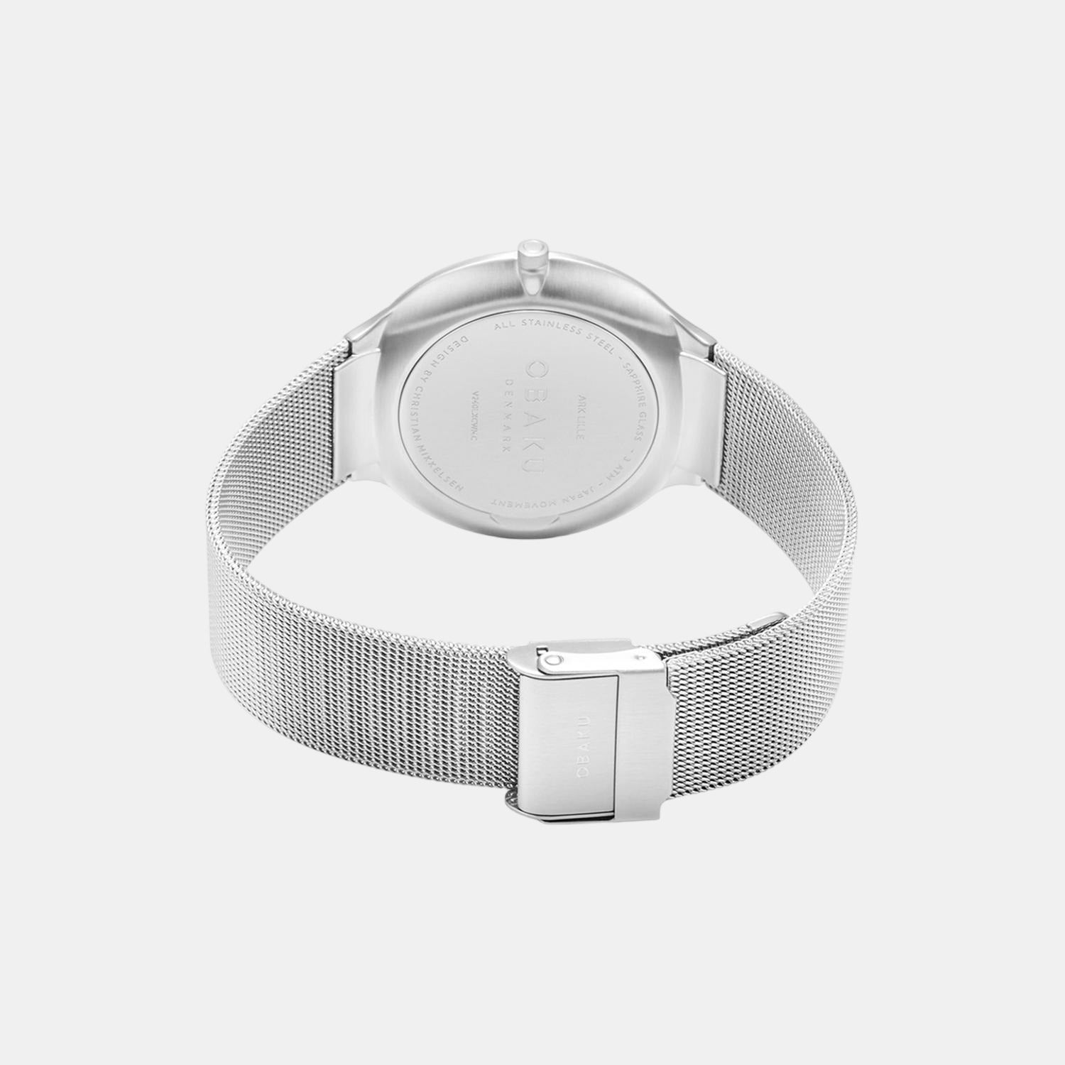 Obaku Ark Lille Women Quartz White Dial Analog Stainless Steel Watch V240LXCWMC - view 2