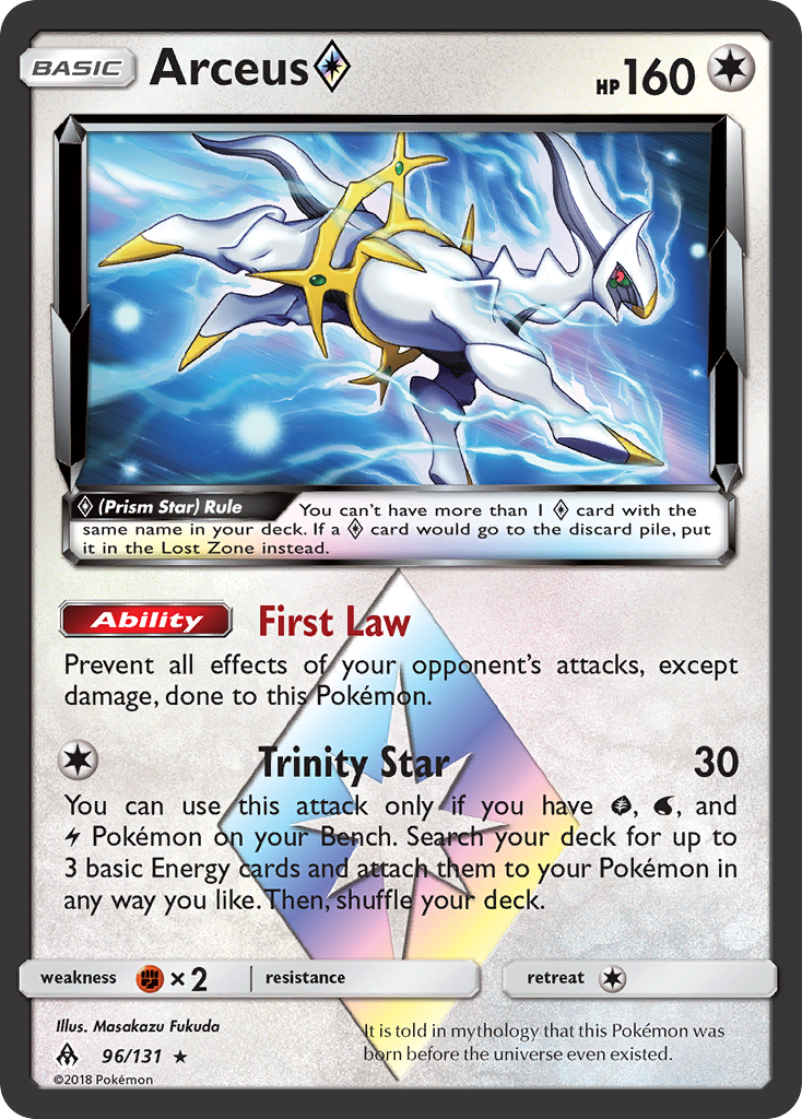 Rare holo sm6-96 – Pokémon Arceus ◇ - 96/131 - Rare Holo [sm6-96] [Holo] - Arceus ◇ - 96/131 - Rare Holo