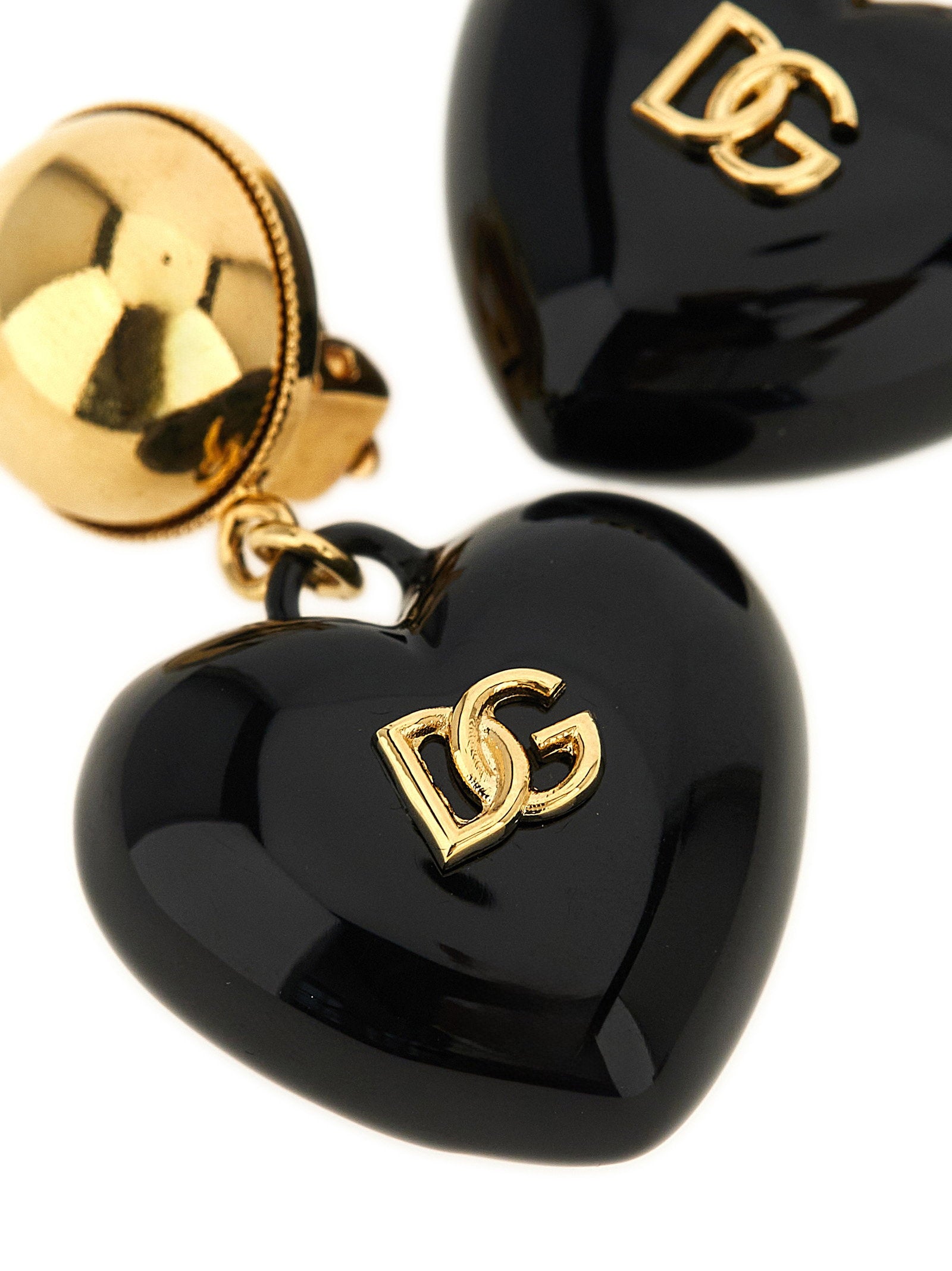 Dolce & Gabbana Dg Heart Earrings – 100% brass - view 2