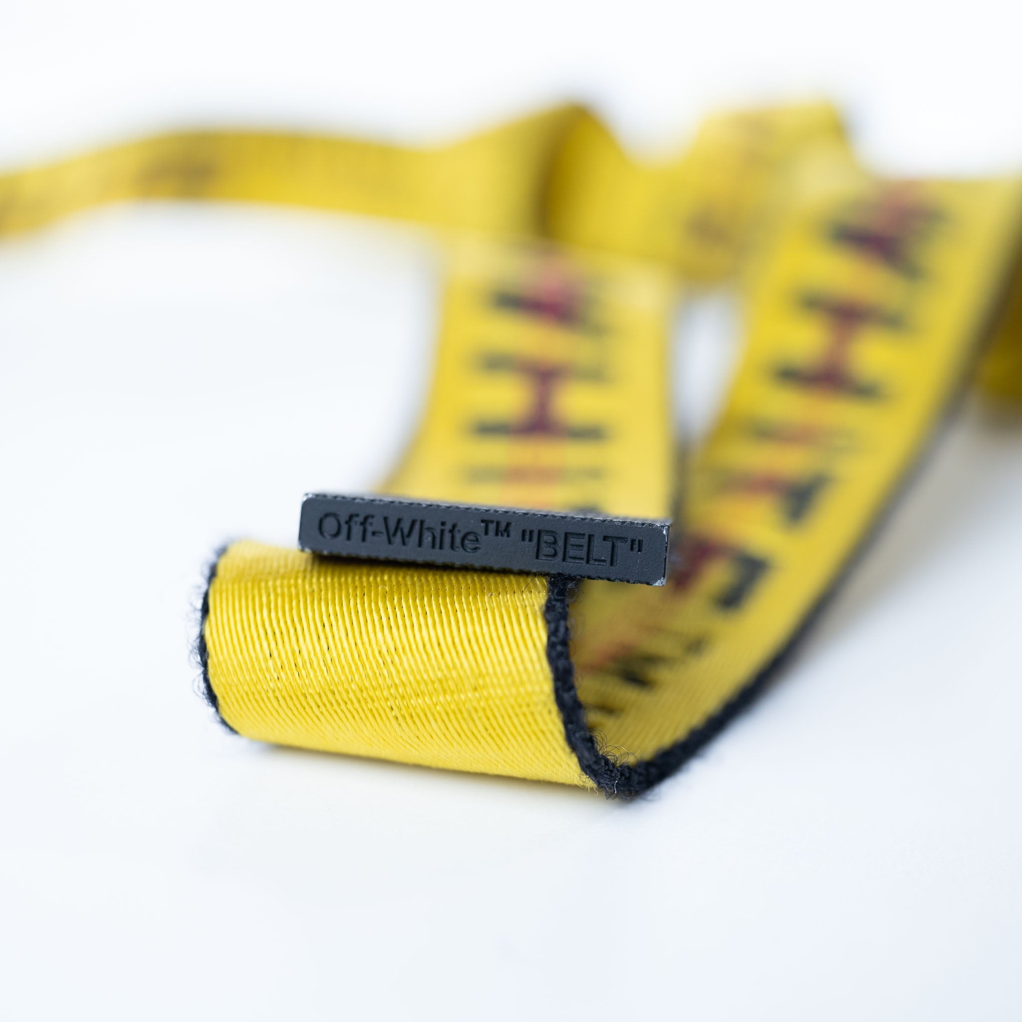 OFF WHITE Off-white yellow industrial belt - view 2