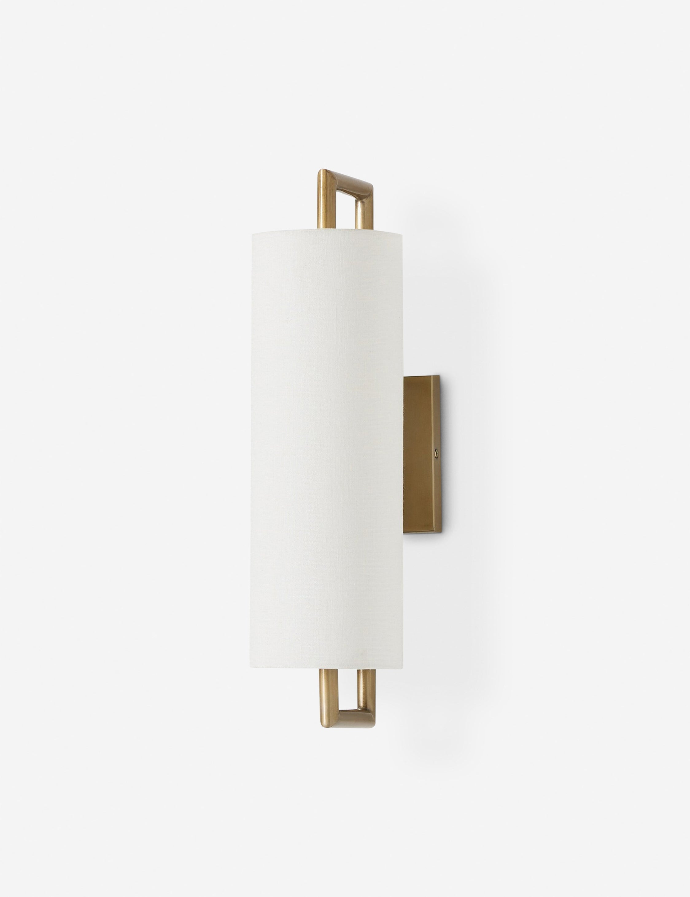 Lulu and Georgia Reed Sconce – Aged Brass