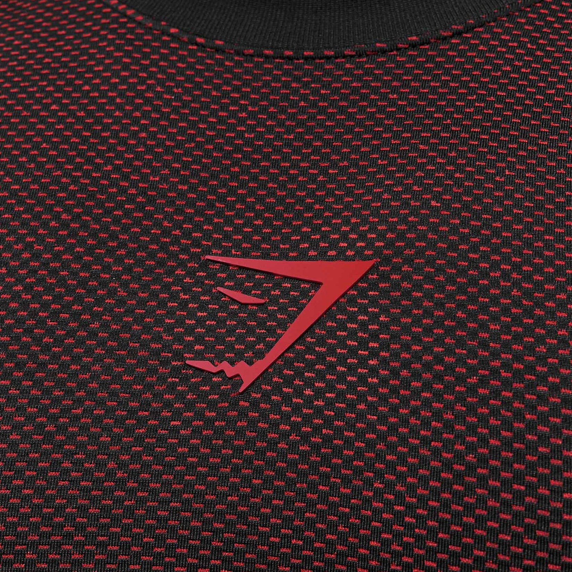 GYMSHARK Onyx 5.0 Tank Black/Carmine Red - view 2