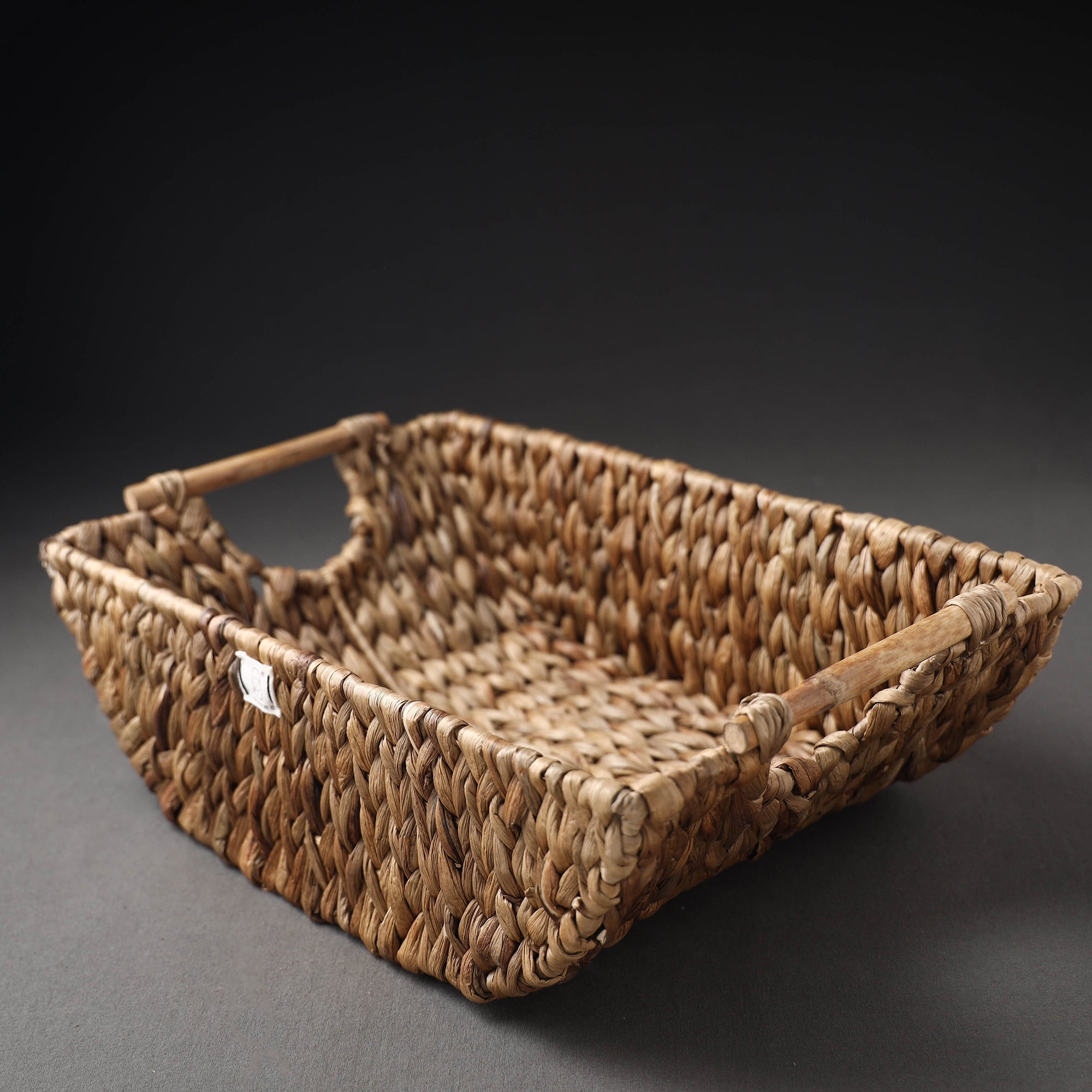 ASAMA Brown - Handcrafted Organic Water Hyacinth Multipurpose Boat Basket - view 2