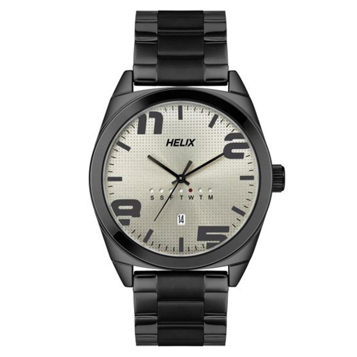 Helix Hustlers Black Stainless Steel Bracelet - view 3