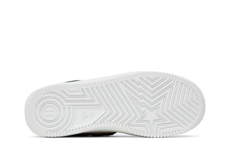 A Bathing Ape Bape Sta Low Patched Navy - view 4