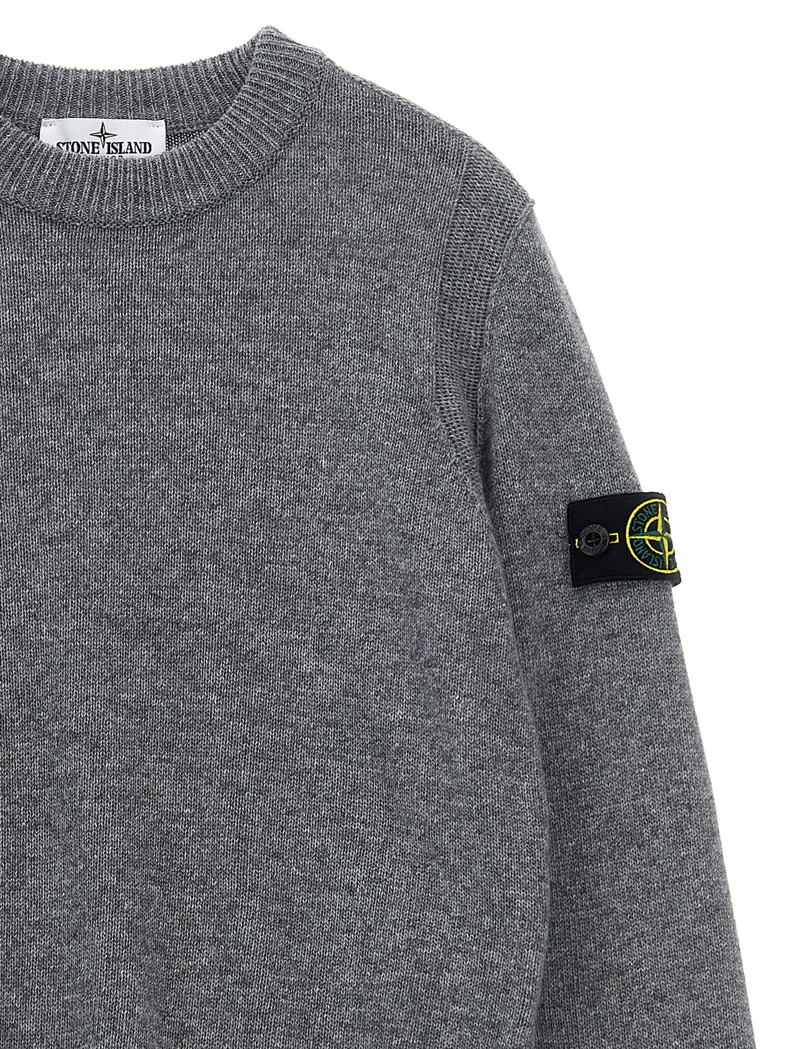 Stone Island Junior Logo Badge Sweater - view 3
