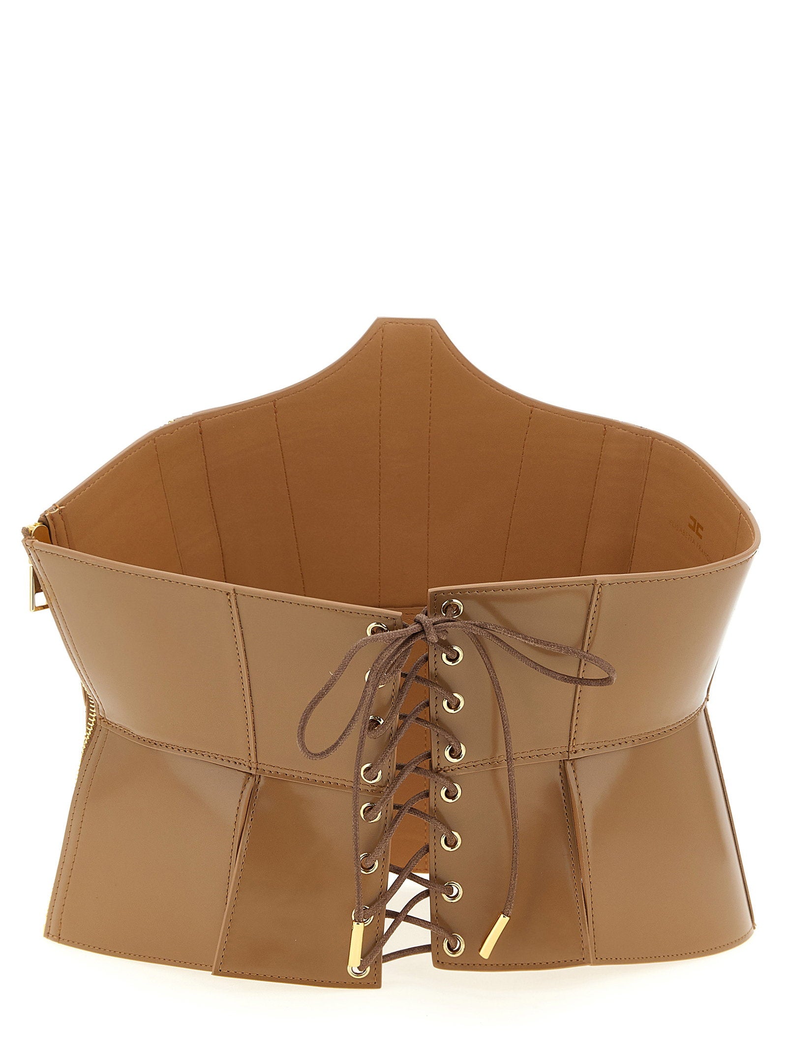 Elisabetta Franchi Bustier Belt – 100% leather - view 2