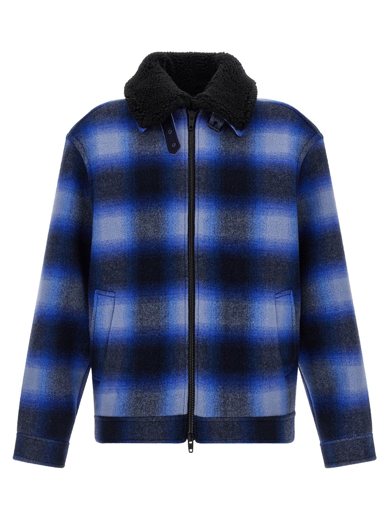 Balenciaga Flannel Bomber Jacket – 100% virgin wool