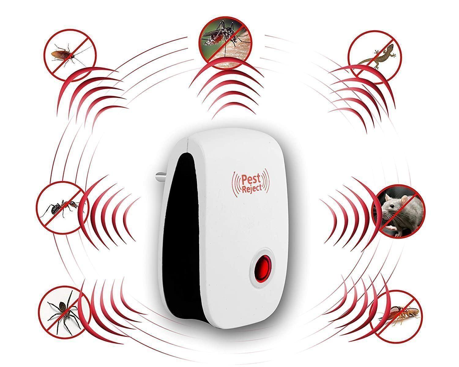 Roposo Clout Ultrasonic Pest Repeller for Mosquito, Cockroaches, etc (Pack of 2) - view 2