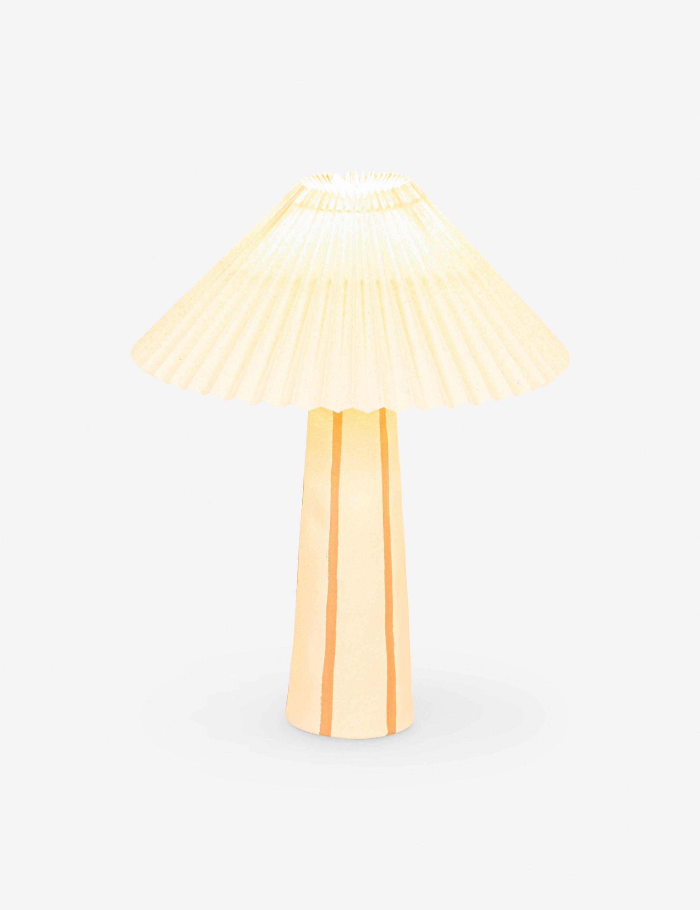 Lulu and Georgia Baza Table Lamp – Natural Stripe - view 3