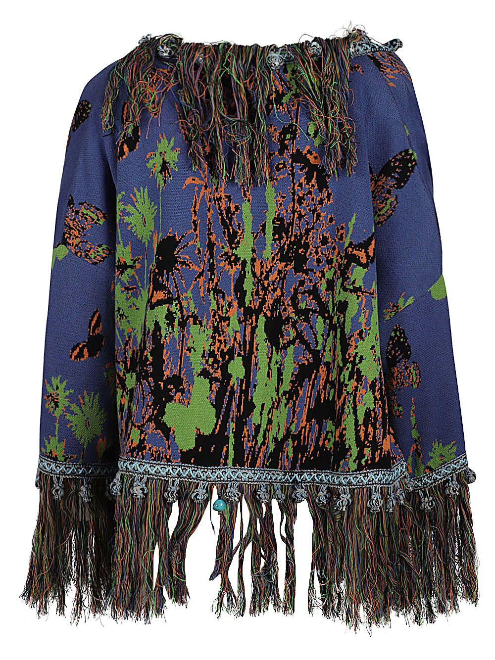 Clocloude Printed cotton cardigan - view 2
