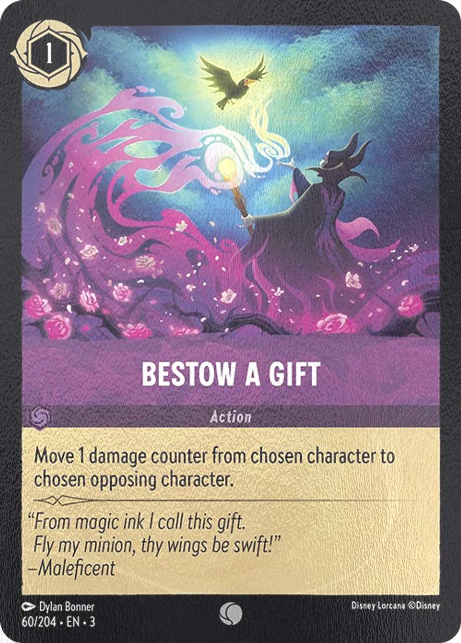 Lorcana Bestow a Gift - 60/204 [Into the Inklands] [Cold Foil]