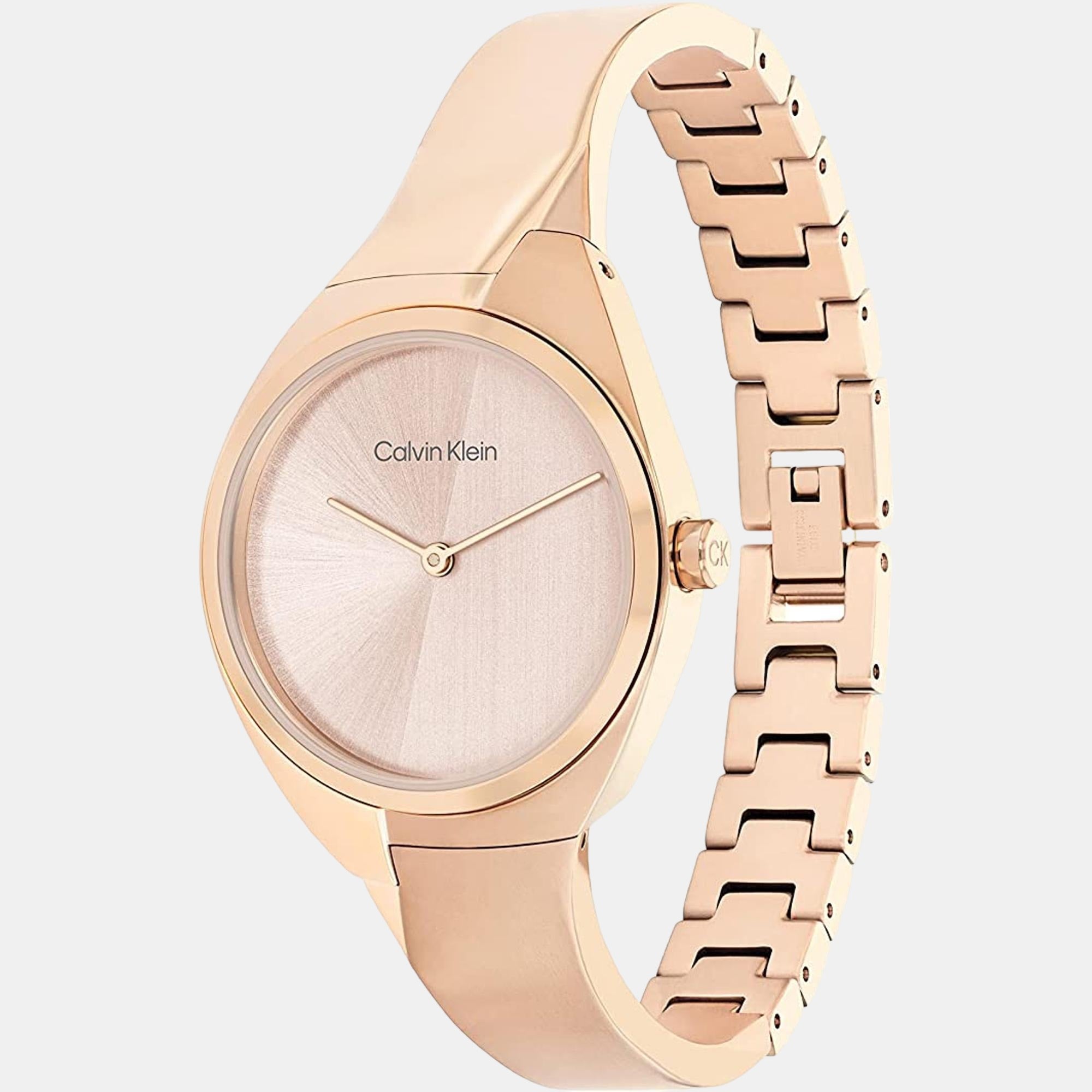 Calvin Klein Charming Women Quartz Rose Gold Dial Analog Stainless Steel Watch 25200236 - view 2