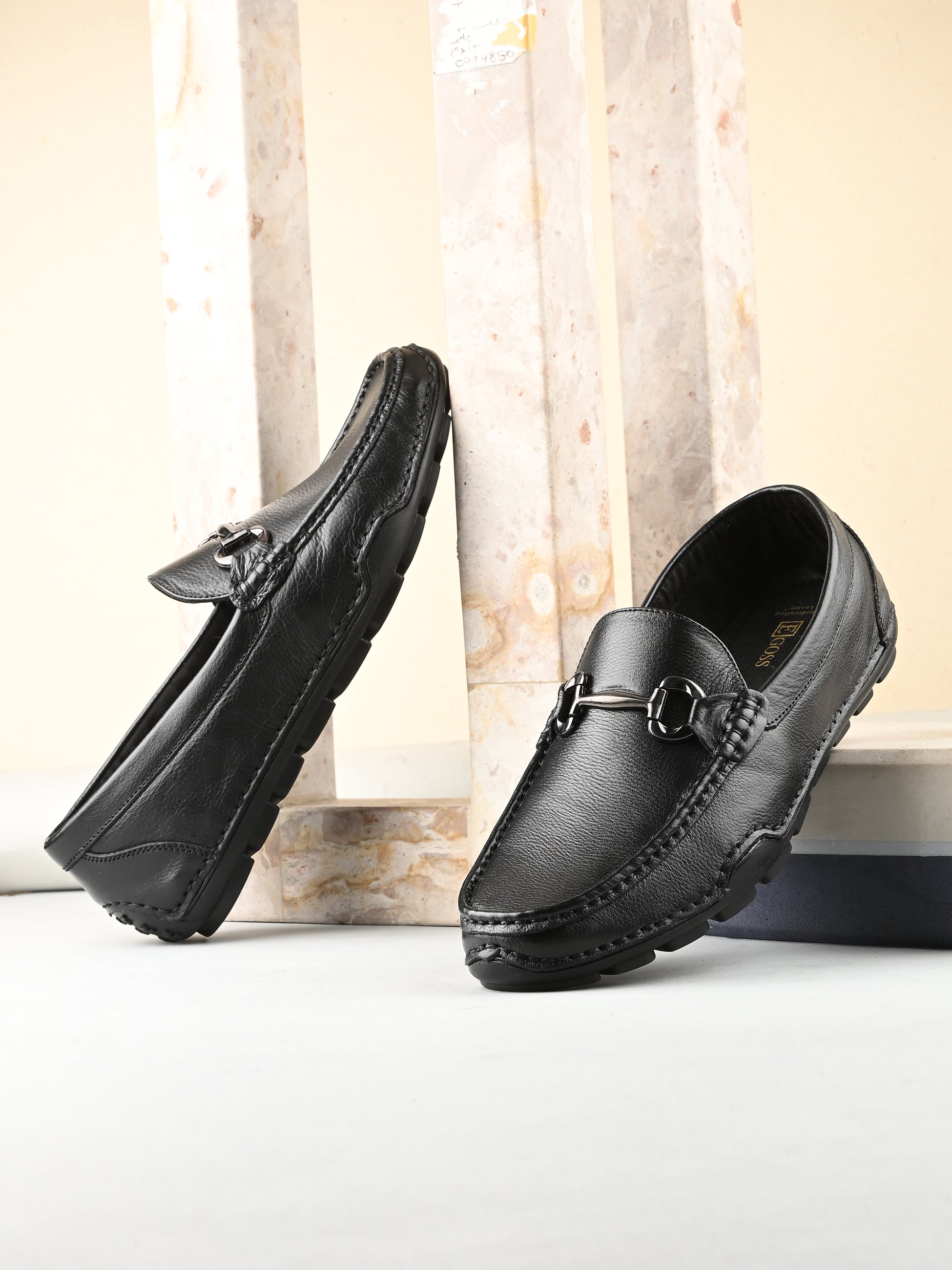 Egoss Shoes Egoss Casual Leather Loafers For Men - view 15