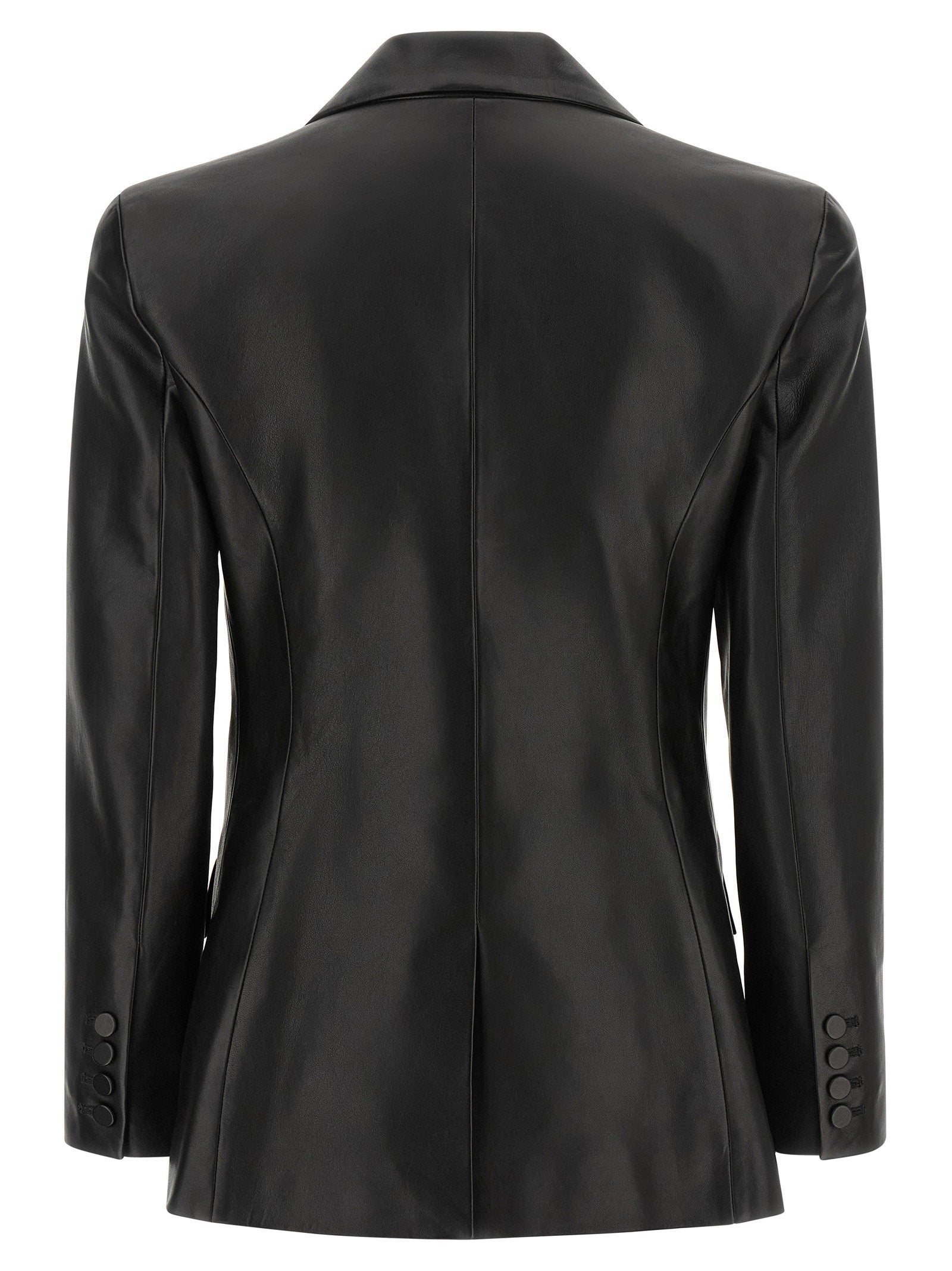 Balmain Leather Blazer - view 2