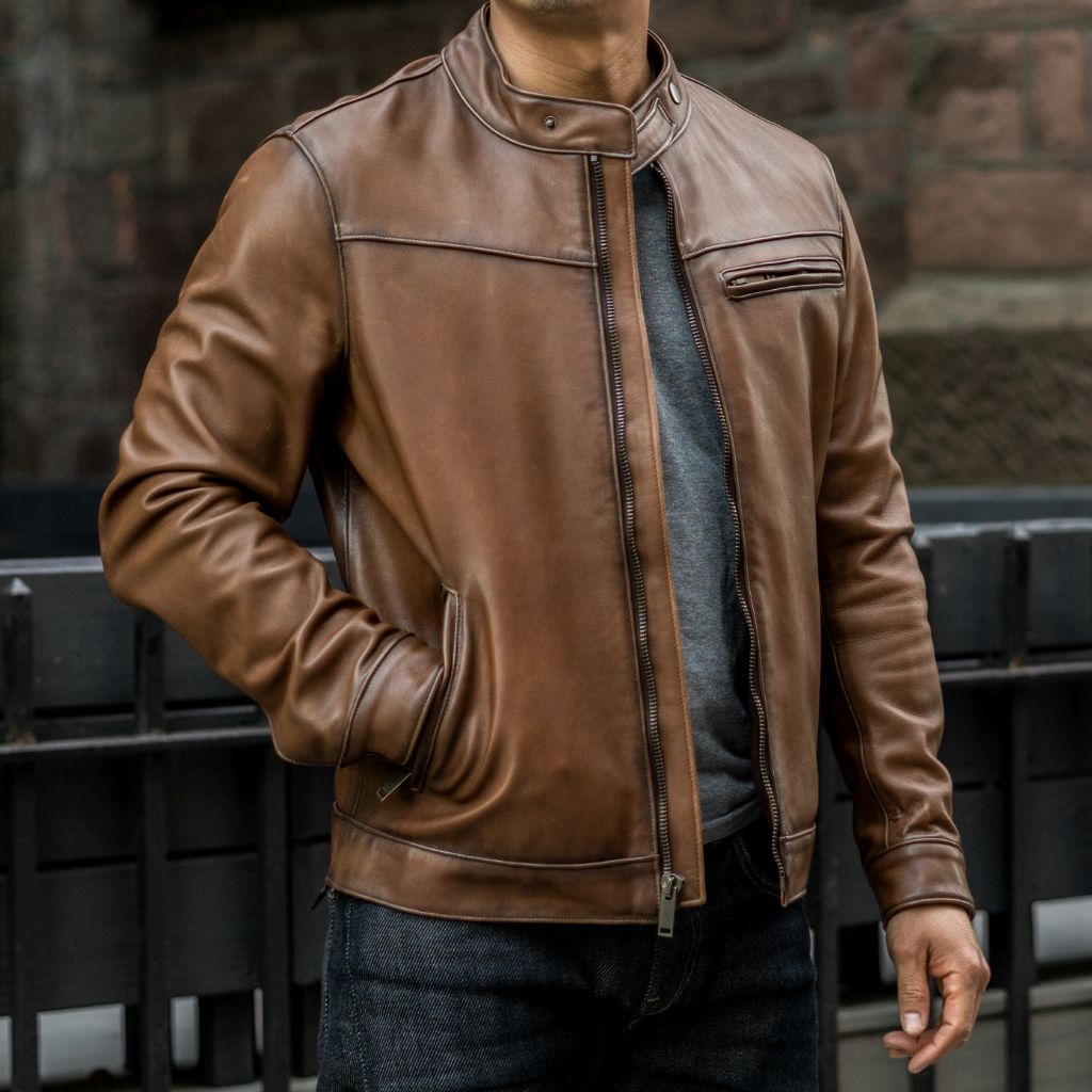 S roadster jacket – Thursday Boots - Seconds - Men's Jackets [S] Roadster Jacket | Walnut