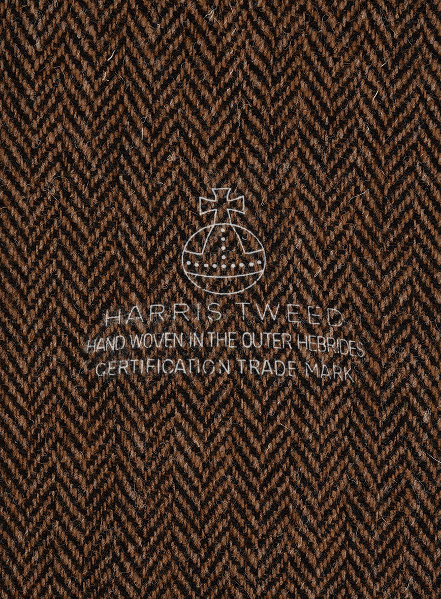 StudioSuits Harris Tweed Walnut Herringbone Pants - view 3