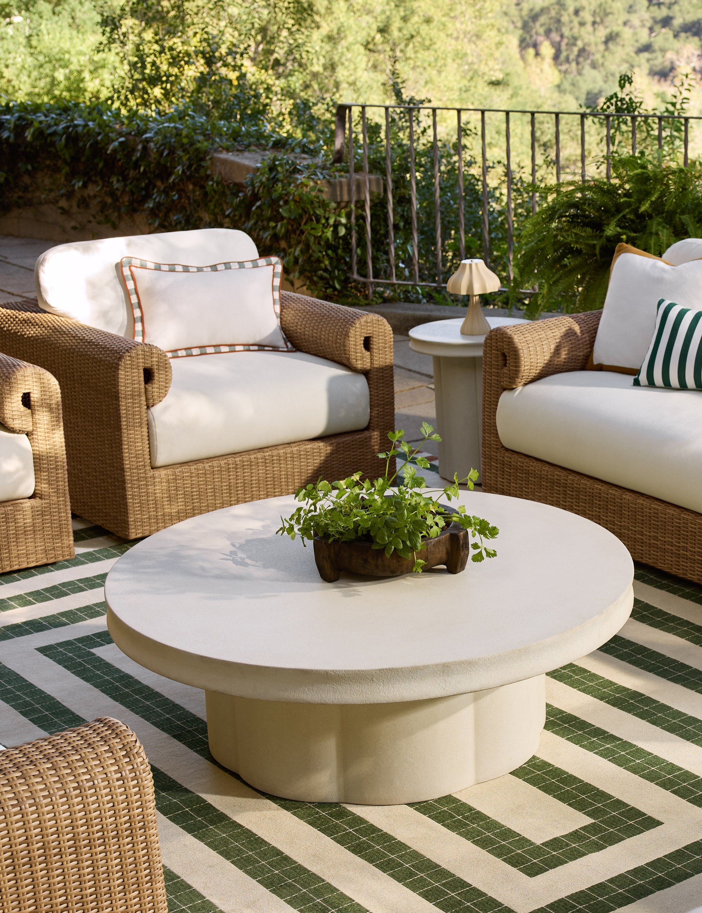 Lulu and Georgia Verlin Indoor / Outdoor Lumbar Pillow - view 2