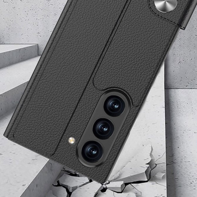 Million Cases Galaxy Z Fold6 Rich Luxe Corporate Leather Case - view 12